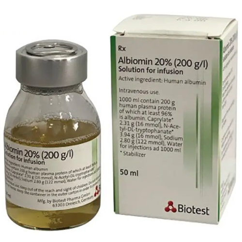 ALBIOMIN ALBUMINA HUMANA 20% 50ML